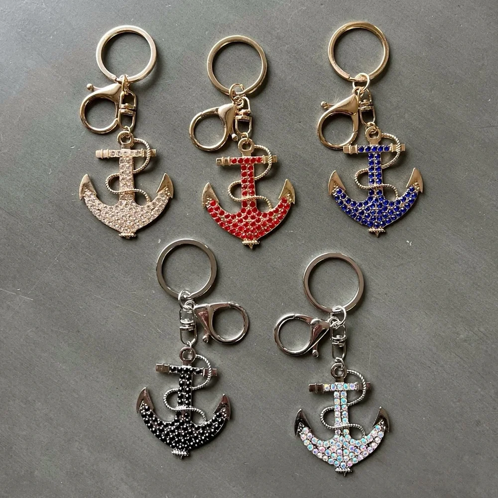 Anchor Allover Red Rhinestone 4